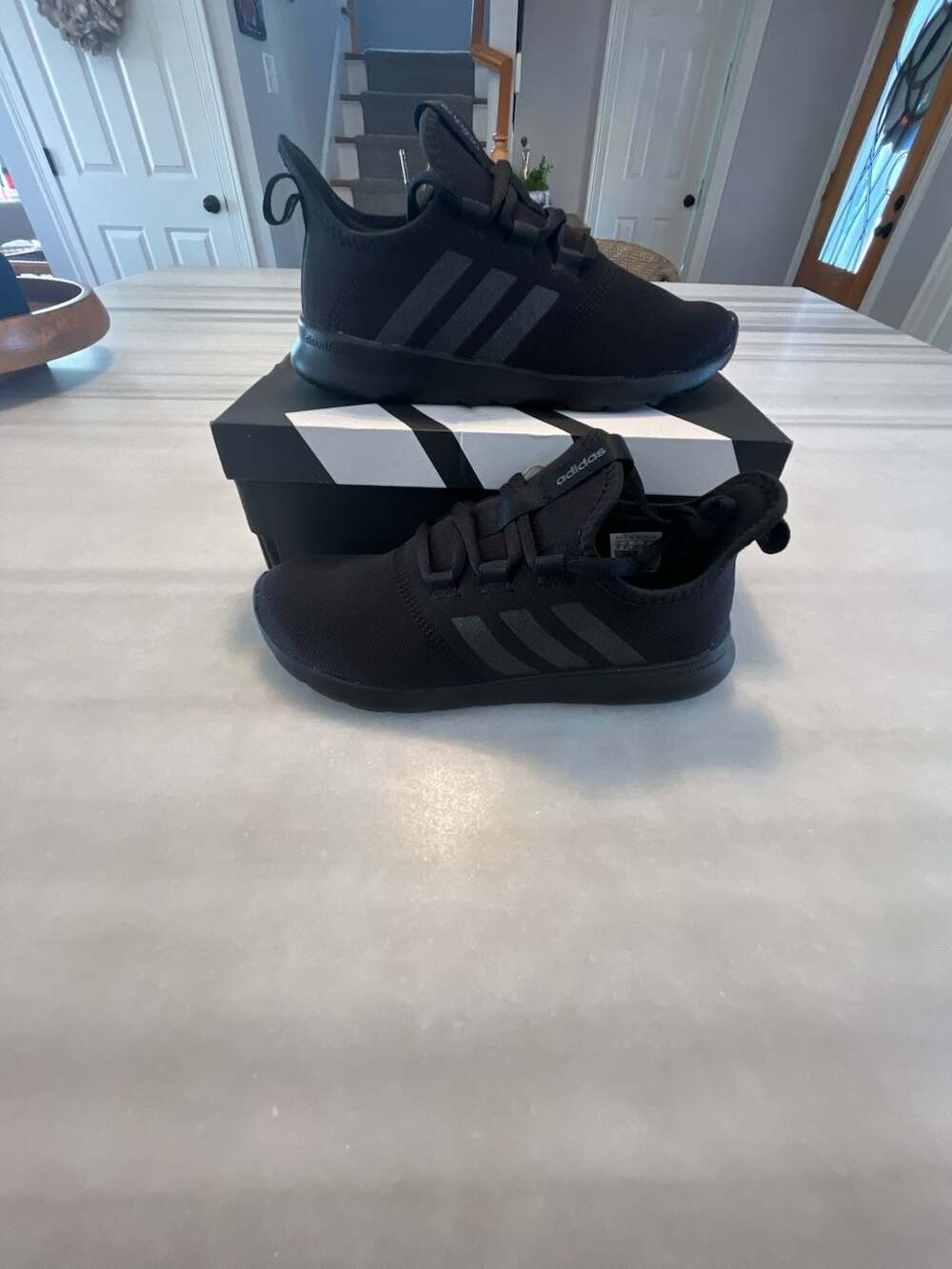 Adidas Cloudfoam Pure 2.0 Size 6 Black Casual Sneakers Womens 6